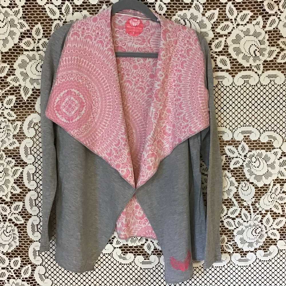 Warriors In Pink Lightweight Sweatshirt Cardigan